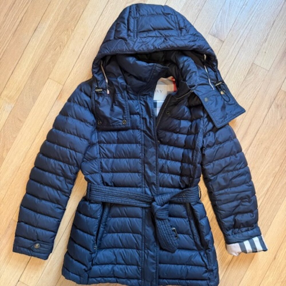 Burberry down coat